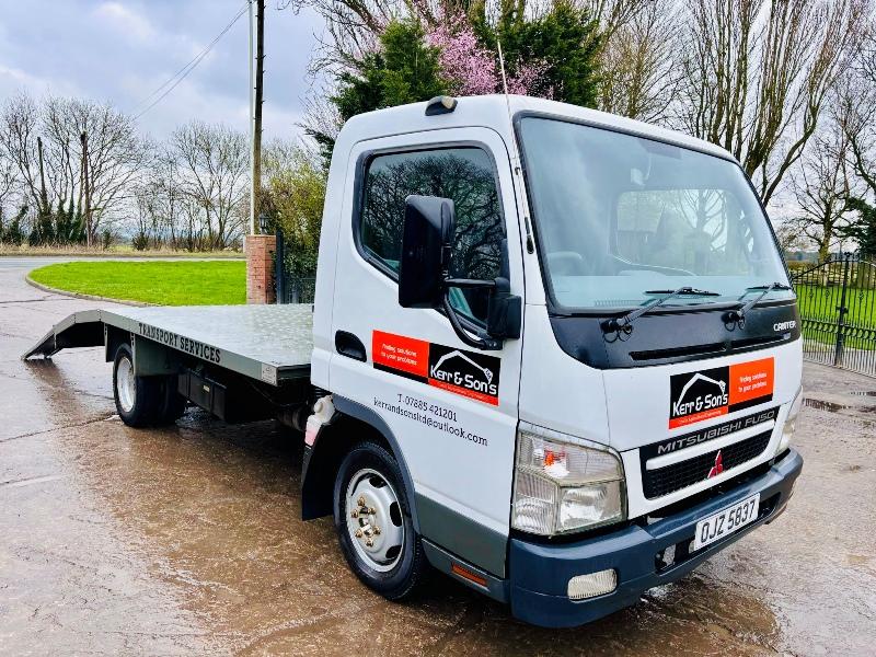 MITSUBISHI FUSO 4X2 RECOVERY TRUCK *MOT'D TILL FEB 2025* C/W ALLOY BEAVER TAIL BODY 