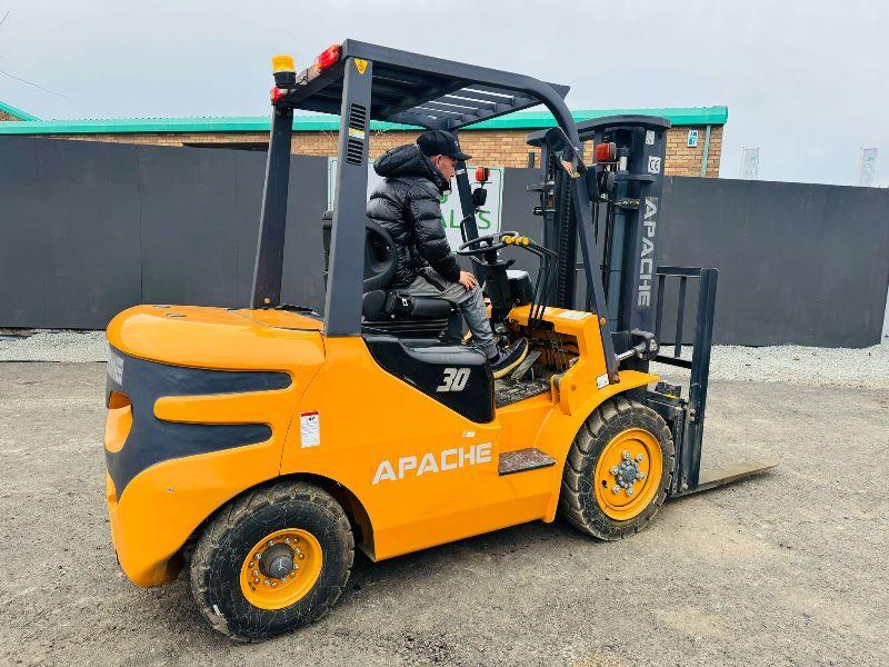 UNUSED 2024 APACHE HH30Z 3 TONNE DEISEL FORKLIFT*VIDEO*