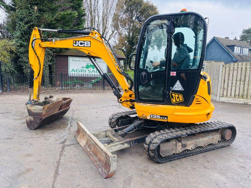 JCB 8035 TRACKED EXCAVATOR *YEAR 2018, 3937 HOURS* 3 X BUCKET'S 