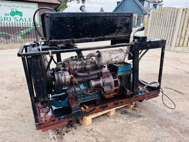 GENERATOR C/W KUBOTA 4 CYLINDER ENGINE 