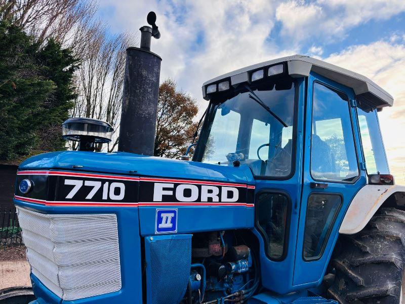 FORD 7710 SUPER Q SERIES 2 TRACTOR *ONLY 5219 HOURS, ROAD REGISTERED* VIDEO*