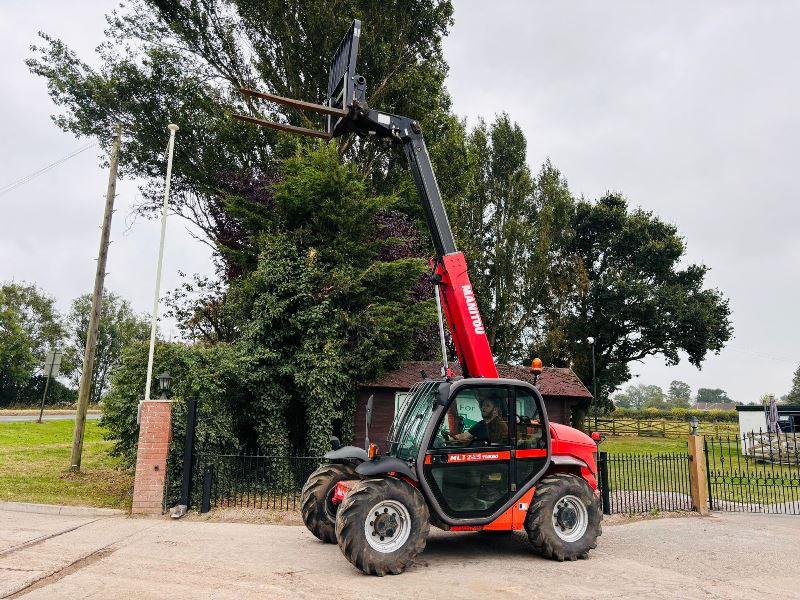 MANITOU MLT523 TURBO 4WD TELEHANDLER C/W PALLET TINES *VIDEO*