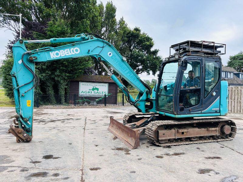 KOBELCO SK85MSR TRACKED EXCAVATOR *YEAR 2015, 4096 HOURS* C/W QUICK HITCH *VIDEO*