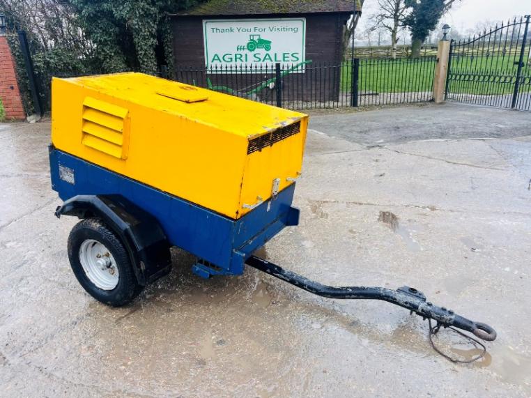 MOSA TS300 6KVA SINGLE AXLE WELDER GENERATOR 