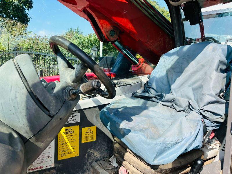 MANITOU 634-120 4WD TELEHANDLER *AG-SPEC* C/W BUCKET & PALLET TINES *VIDEO*