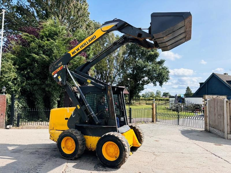 NEW HOLLAND LS180B HIGH LIFT SKIDSTEER C/W BUCKET *VIDEO*