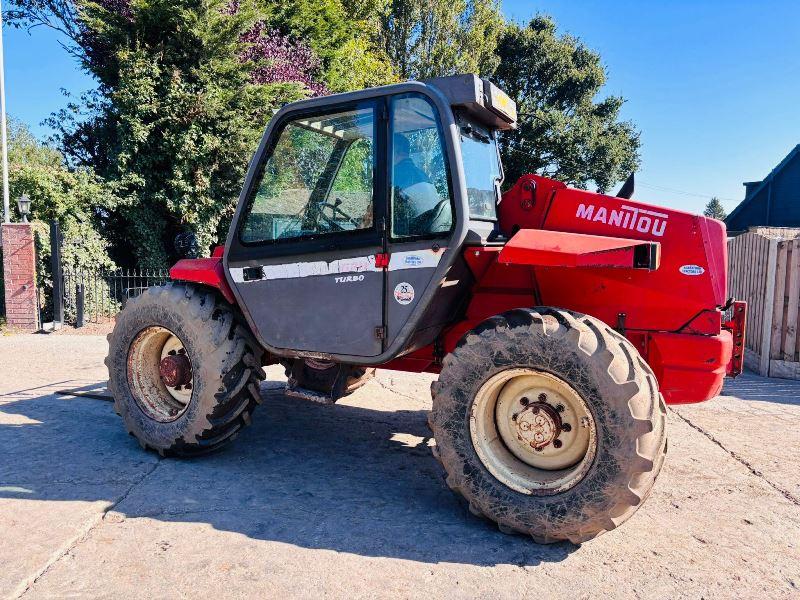 MANITOU MLT628 TURBO 4WD TELEHANDLER C/W PALLET TINES *VIDEO*