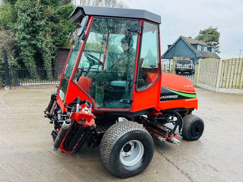 JACOBSEN LF3400TM 4WD 5 GANG RIDE ON MOWER *YEAR 2015* C/W KUBOTA ENGINE *VIDEO*