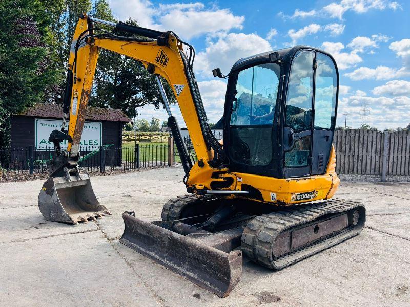 JCB 8065 TRACKED EXCAVATOR *ZERO SWING, YEAR 2009* C/W BUCKET *VIDEO*