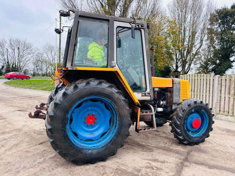 RENAULT 4WD TRACTOR C/W PICK UP HITCH 