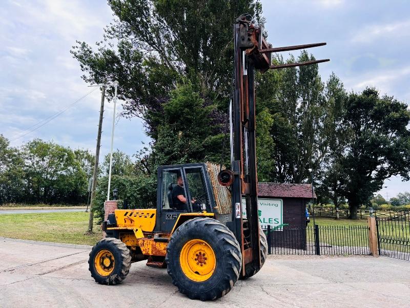 MASSEY FERGUSON TT3.0 ROUGH TERRIAN FORKLIFT C/W SIDE SHIFT 