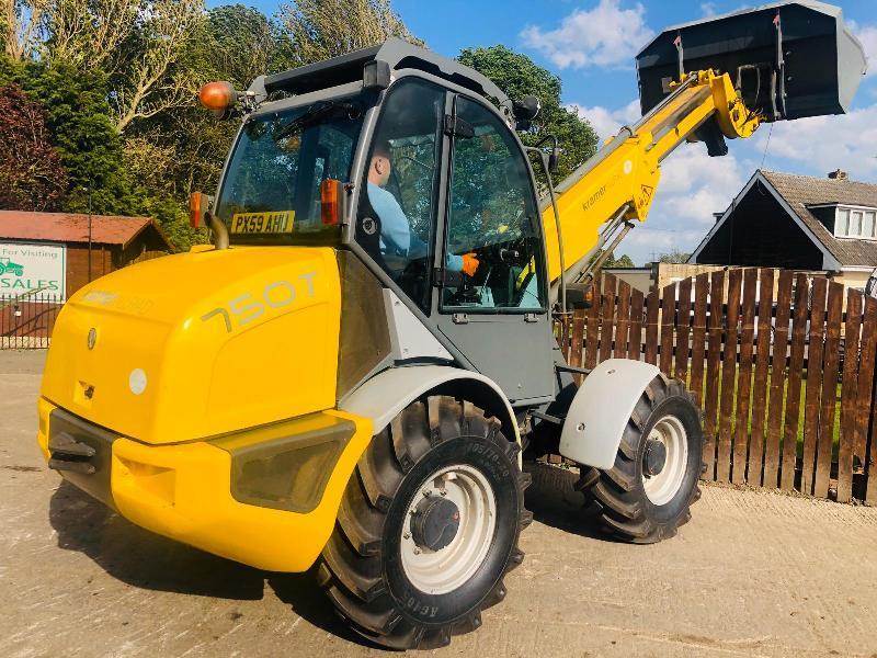 KRAMER ALLRAD 750T TELEHANDLER YEAR 2009 59 PLATE C/W 4 WHEEL STEER