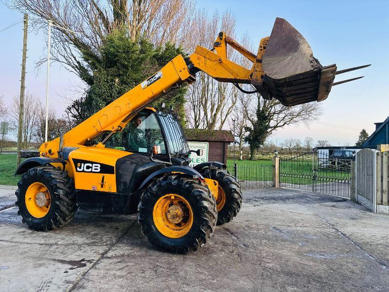 JCB 530-70 4WD TELEHANDLER C/W BUCKET & PALLET TINES *VIDEO*