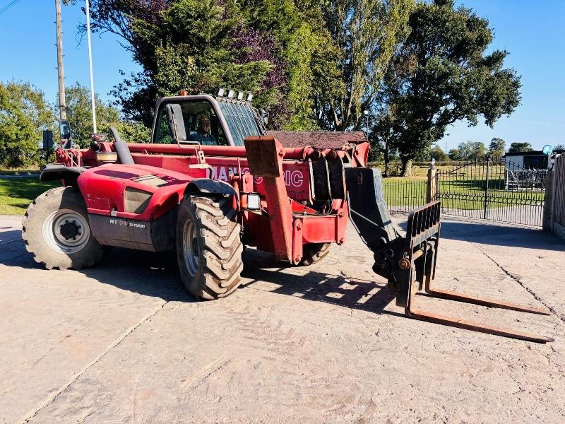 MANITOU MT1740 4WD TELEHANDLER *17 METER REACH* C/W PALLET TINES *VIDEO*