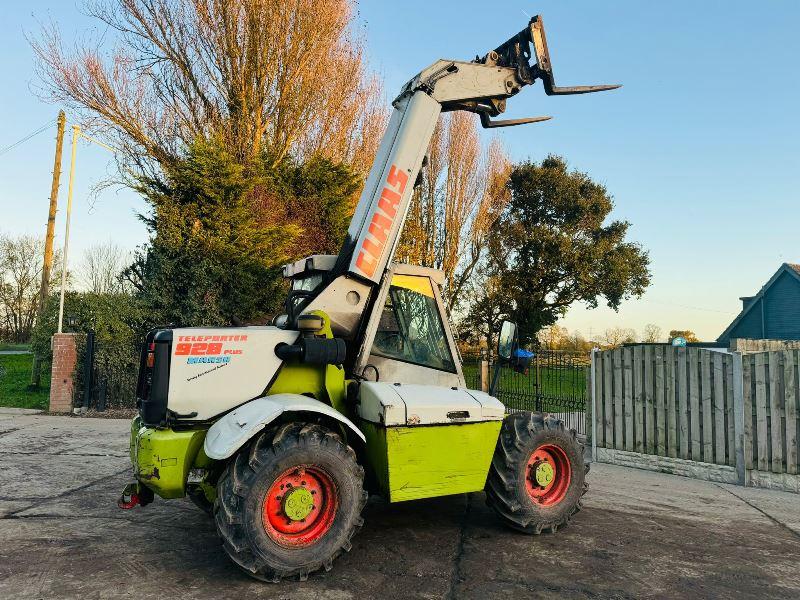 CLAAS 928 PLUS 4WD TELEHANDLER *AG SPEC* C/W PICK UP HITCH *VIDEO*