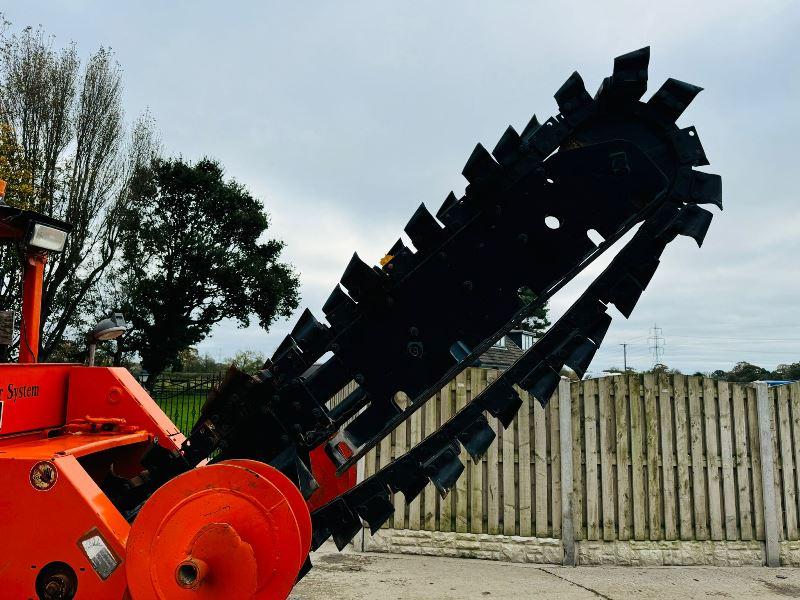 DITCH WITCH 7610DD 4WD TRENCHER C/W FRONT WEIGHTS & BLADE 