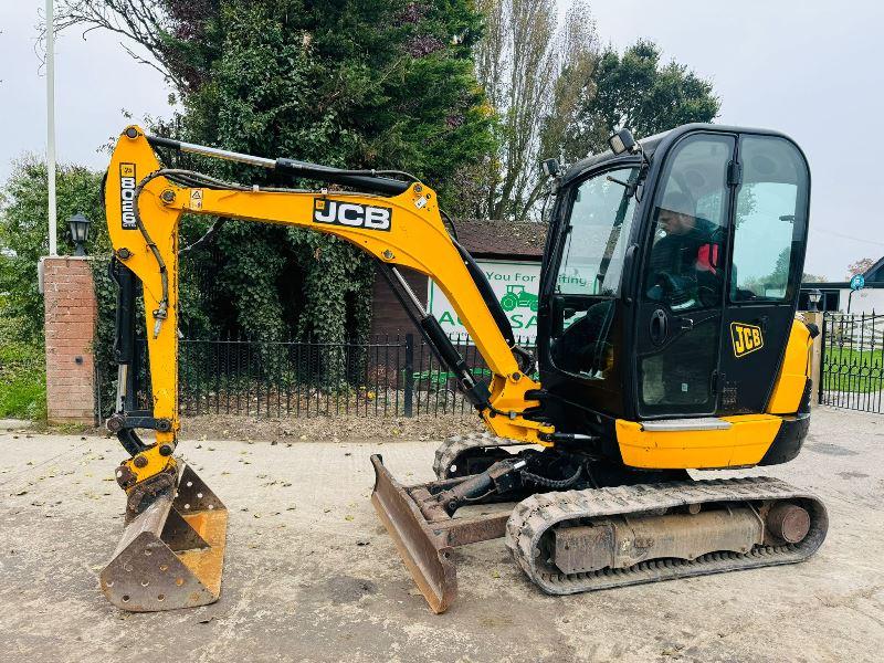 JCB 8026 TRACKED EXCAVATOR *YEAR 2017, ONLY 3094 HOURS* C/W QUICK HITCH *VIDEO*