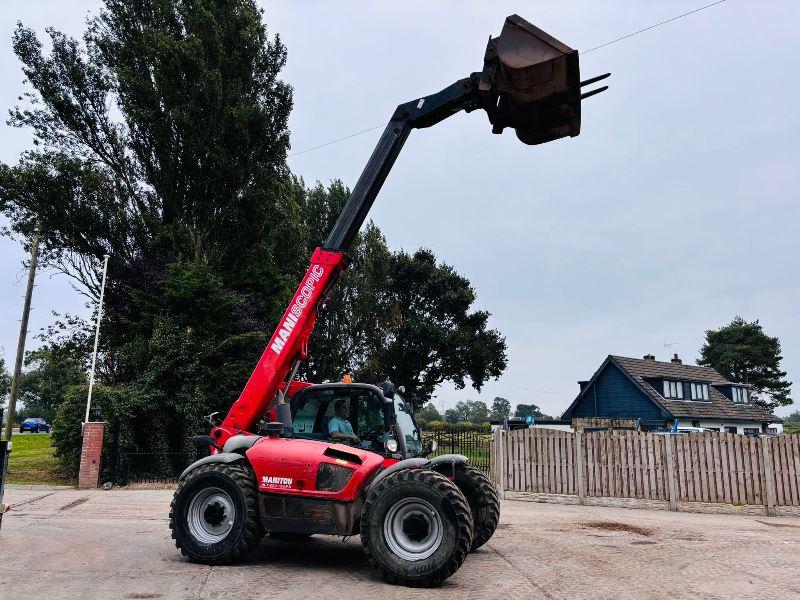 MANITOU 634-120 4WD TELEHANDLER *YEAR 2014, AG-SPEC* C/W PICK UP HITCH *VIDEO*