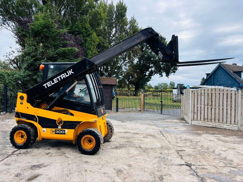 JCB TLT30D 4WD TELETRUCK *5657 HOURS* C/W PALLET TINES *VIDEO*