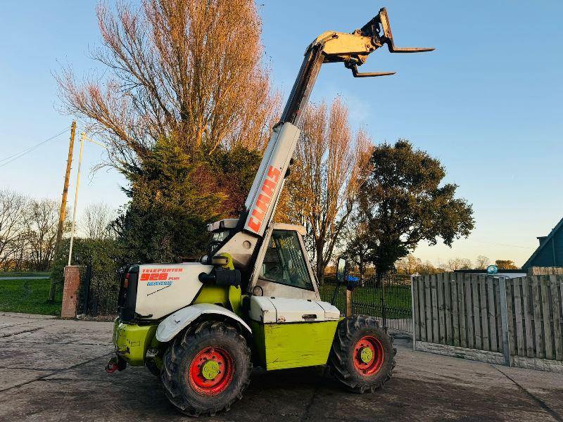 CLAAS 928 PLUS 4WD TELEHANDLER *AG SPEC* C/W PICK UP HITCH *VIDEO*