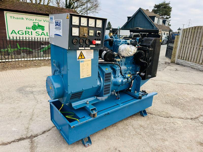 PERKINS GENERATOR 30KVA *ONLY 99 HOURS FROM NEW*