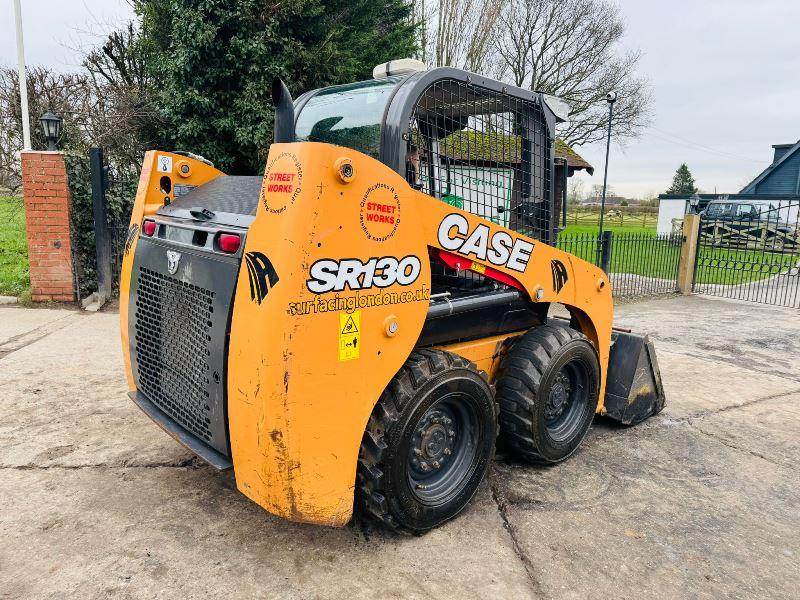 CASE SR130 SKIDSTEER *YEAR 2021, ONLY 495 HOURS* C/W BUCKET *VIDEO*