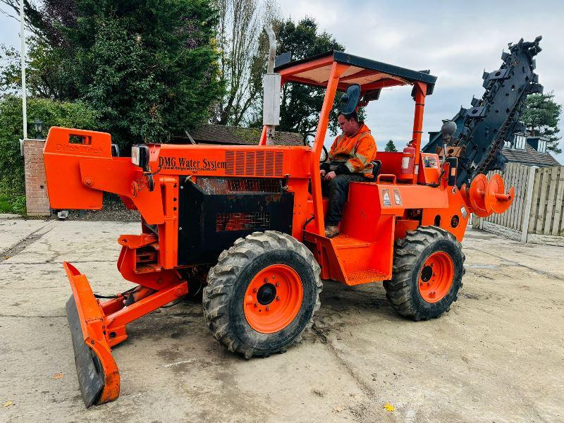 DITCH WITCH 7610DD 4WD TRENCHER C/W FRONT WEIGHTS & BLADE 