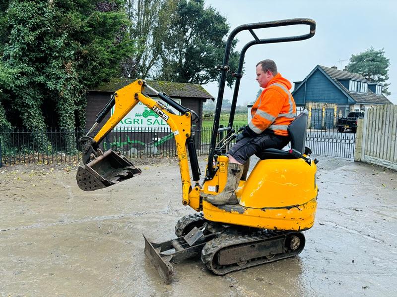 JCB MICRO TRACKED EXCAVATOR *YEAR 2020, ONLY 755 HOURS* C/W 2 X BUCKETS *VIDEO*