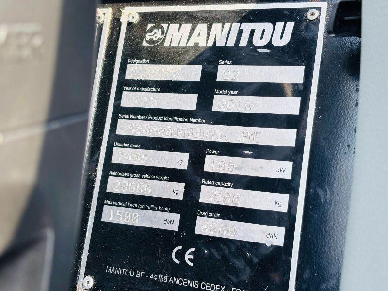 MANITOU MLT 635 140* AG SPEC *YEAR 2018* C/W PALLET TINES*VIDEO*