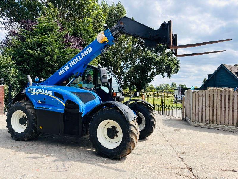 NEW HOLLAND LM6.35 4WD TELEHANDLER *YEAR 2017, 4851* C/W PALLET TINES *VIDEO*