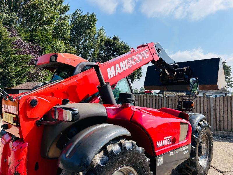 MANITOU 634-120 4WD TELEHANDLER *AG-SPEC* C/W BUCKET & PALLET TINES *VIDEO*