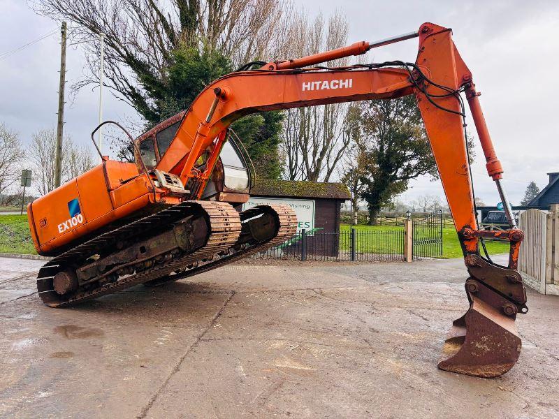 HITACHI EX100-5E TRACKED EXCAVATOR C/W QUICK HITCH & BUCKET 