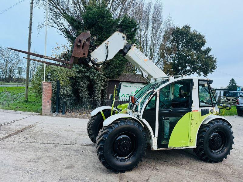 CLAAS (CATERPILLAR) 506 4WD TELEHANDLER *5800 HOURS* C/W PALLET TINES *VIDEO*