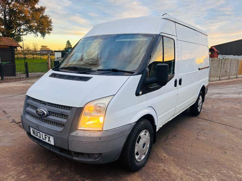 FORD TRANSIT VAN *YEAR 2013, MOT'D NOVEMBER 2025* NO VAT !!! *VIDEO*