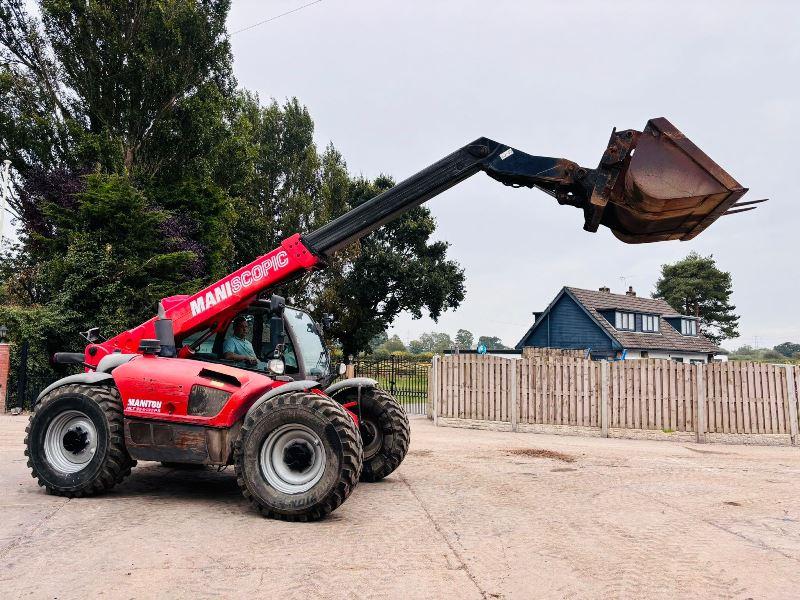 MANITOU 634-120 4WD TELEHANDLER *YEAR 2014, AG-SPEC* C/W PICK UP HITCH *VIDEO*