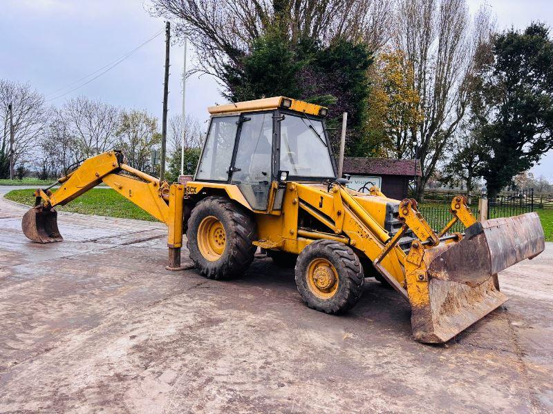 JCB 3CX 4WD BACKHOE DIGGER C/W EXTENDING DIG