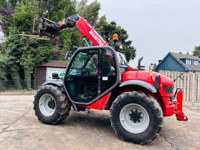 MANITOU MLT627T 4WD TELEHANDLER *AG-SPEC* C/W PICK UP HITCH *VIDEO*