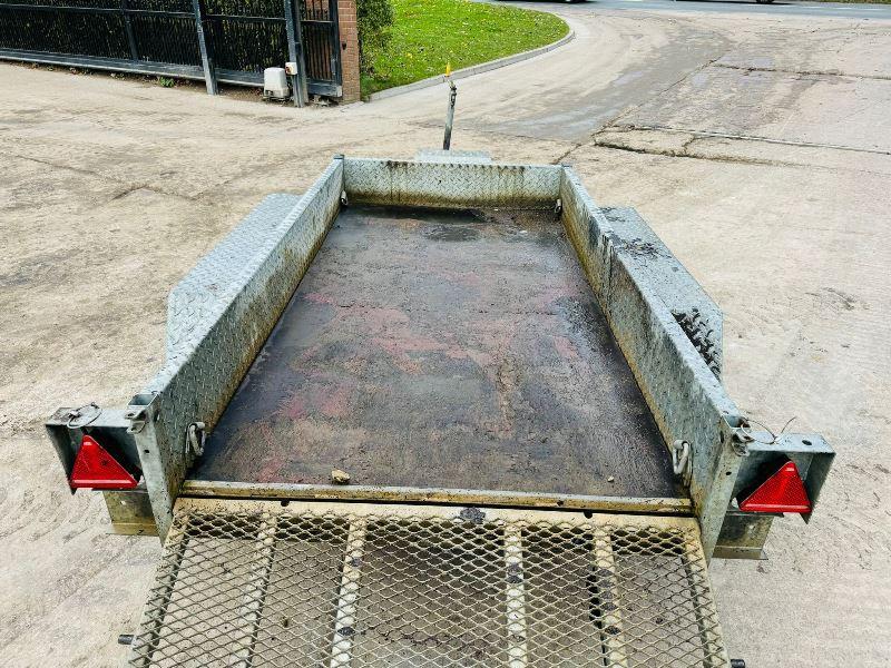 KNOTT TWIN AXLE PLANT TRAILER C/W LOADING RAMP *SPARES & REPAIRS*