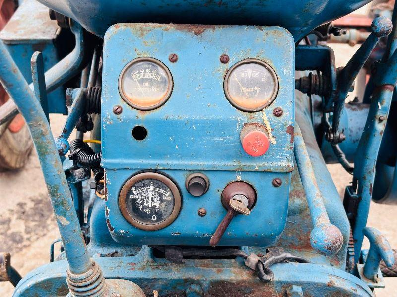 FORDSON POWER MAJOR TRACTOR *ENGINE SMOKES, STILL RUNS & DRIVE* VIDEO*