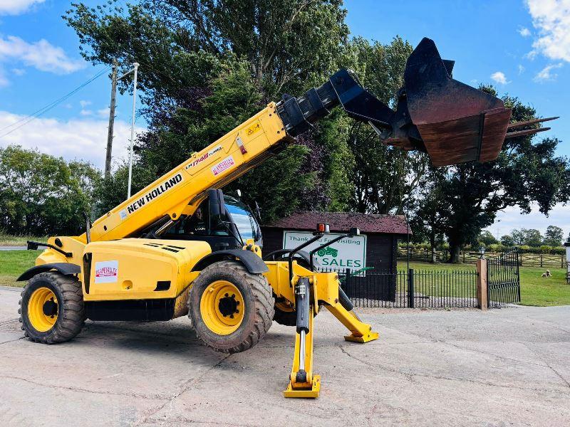 NEW HOLLAND NH17M 4WD TELEHANDLER *5400 HOURS* C/W BUCKET & TINES *VIDEO*