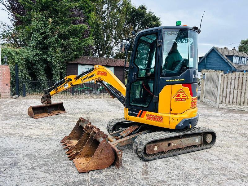 LIUGONG 9027FZTS EXCAVATOR *YEAR 2021, ONLY 791 HOURS* C/W 4 X STRICKLAND BUCKETS 