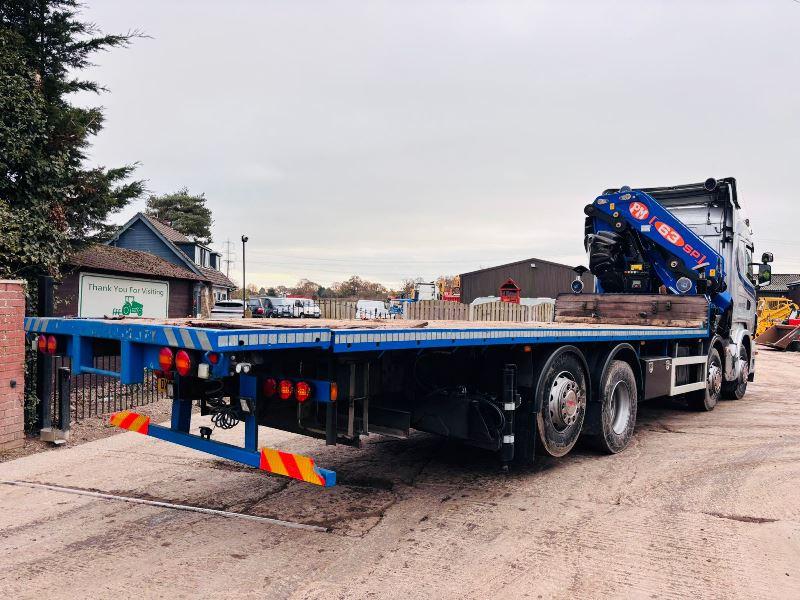 SCANIA R480 8X4 REAR LIFT LORRY *CRANE NOT INCLUDED* C/W SLIDING REAR BODY