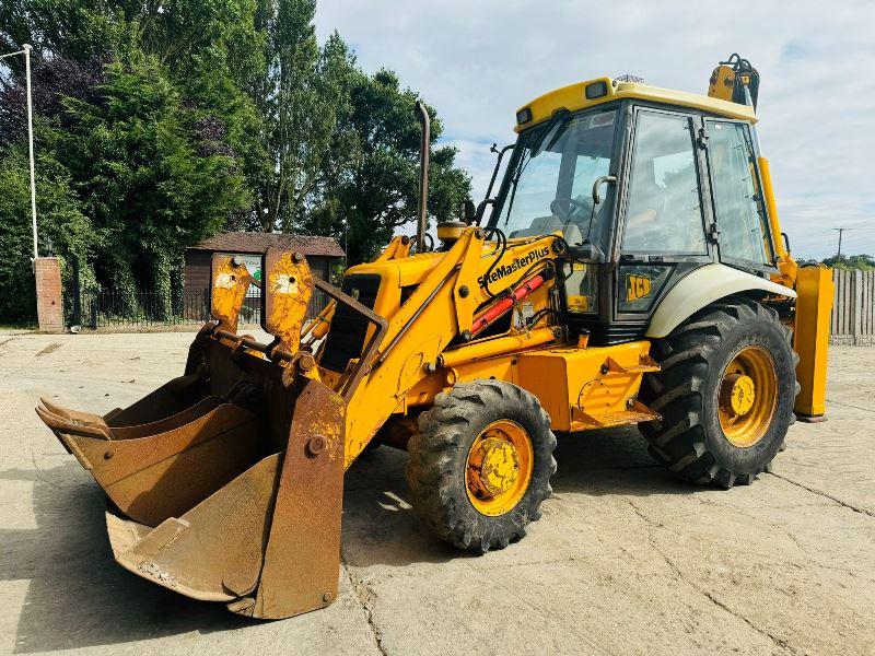 JCB 3CX SITEMASTER PLUS 4WD BACKHOE DIGGER C/W EXTENDING DIG *VIDEO*