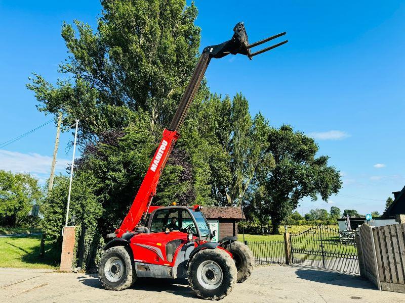 MANITOU 735 4WD TELEHANDLER *YEAR 2016, AG-SPEC* C/W PICK UP HITCH *VIDEO*