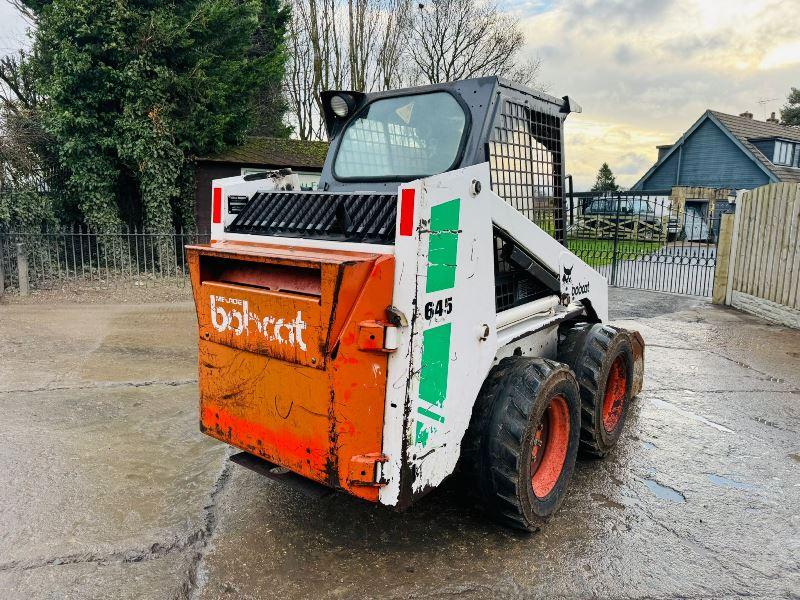 BOBCAT 645 SKIDSTEER C/W BUCKET *VIDEO*