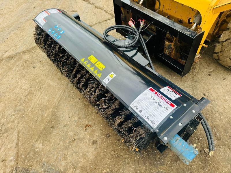 BRAND NEW AGT SSAB72 ROTARY ANGLE SWEEPER *YEAR 2024, CHOICE OF 5* TO SUIT SKIDSTEER 