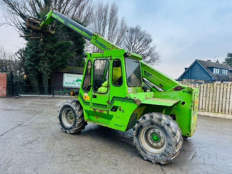 MERLO P30.7 SX 4WD TELEHANDLER *6446 HOURS* C/W PALLET TINES*PERKINS ENGINE*