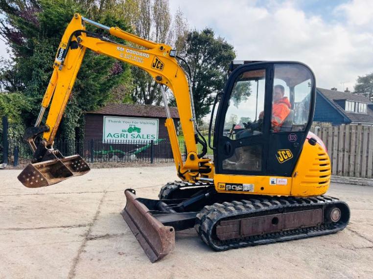 JCB 8060 TRACKED EXCAVATOR *ZERO SWING* C/W QUICK HITCH *VIDEO*