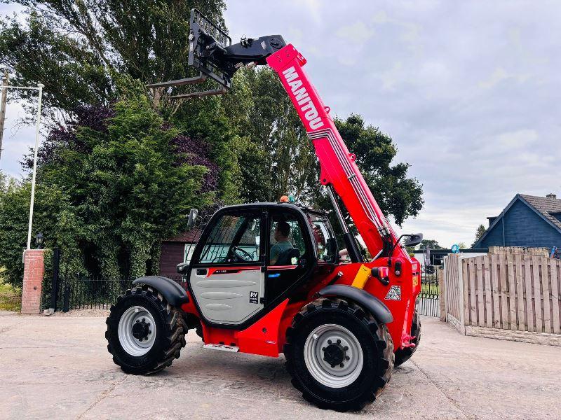 MANITOU MT733 4WD TELEHANDLER *YEAR 2022, ONLY 2254 HOURS* C/W TINES *VIDEO*