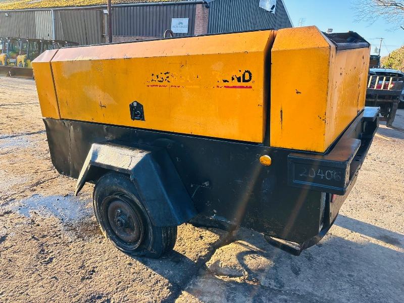 INGERSOL RAND  P260WD TOWABLE COMPRESSOR C/W DEUTZ 4 CYL TURBO ENGINE 